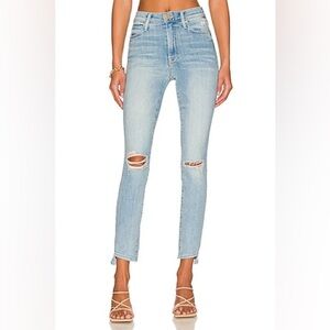 Mother The Stunner Zip Ankle Step Chew in Poisoned Petals Size 28